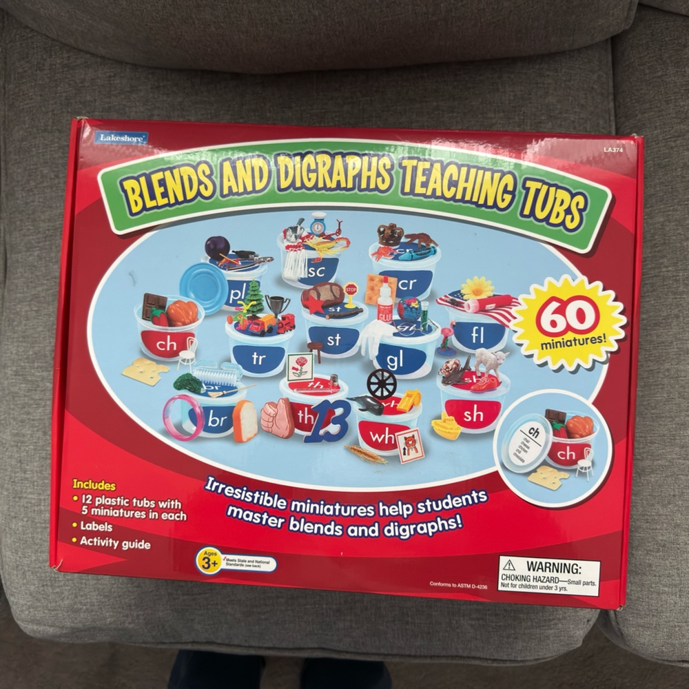 Lakeshore Blends and Digraphs Learning Set - Red
